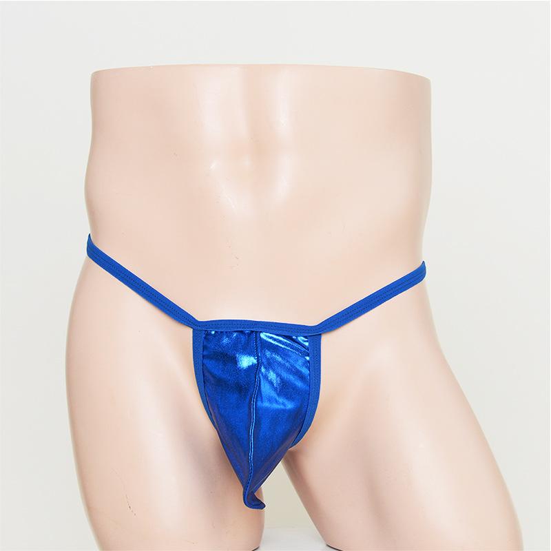 Solid color chain men's thong sex panties high-quality sex panties sexy low-rise sex panties
