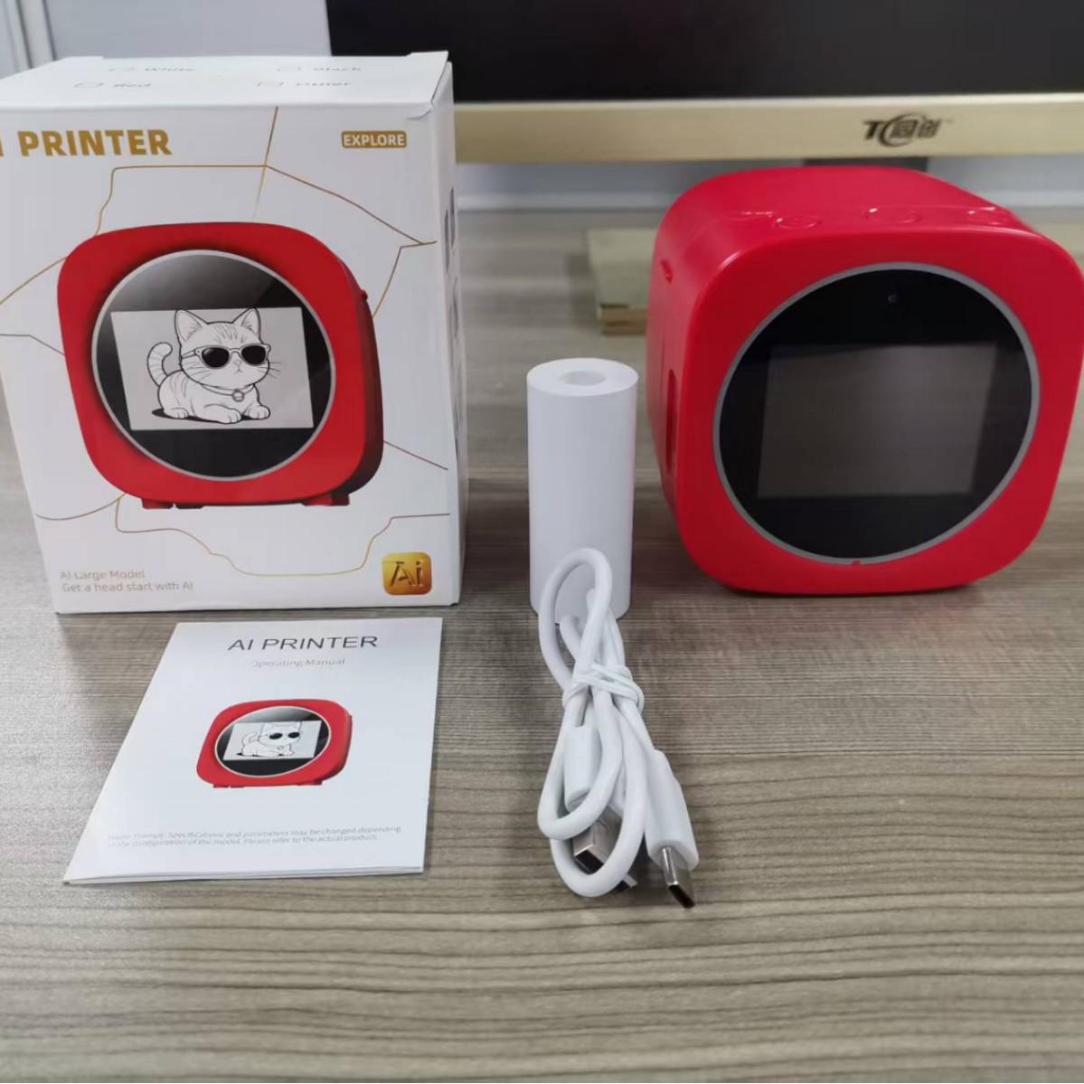 

Children s AI Thermal Printer with WiFi & Smart Voice Dialogue