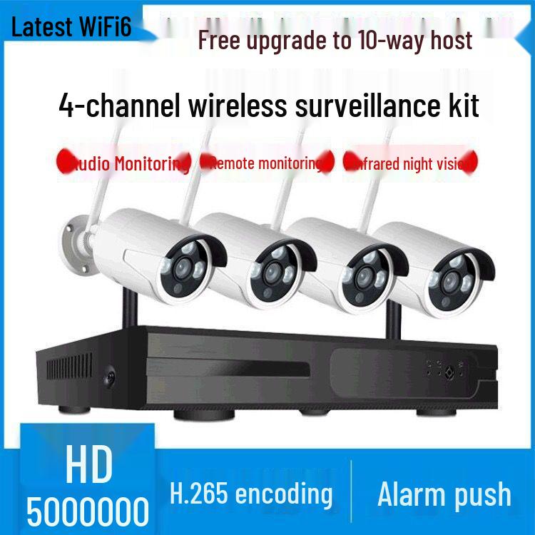 Jiuan Yishi Wireless HD Waterproof Surveillance Kit - 4/8/16 Channels