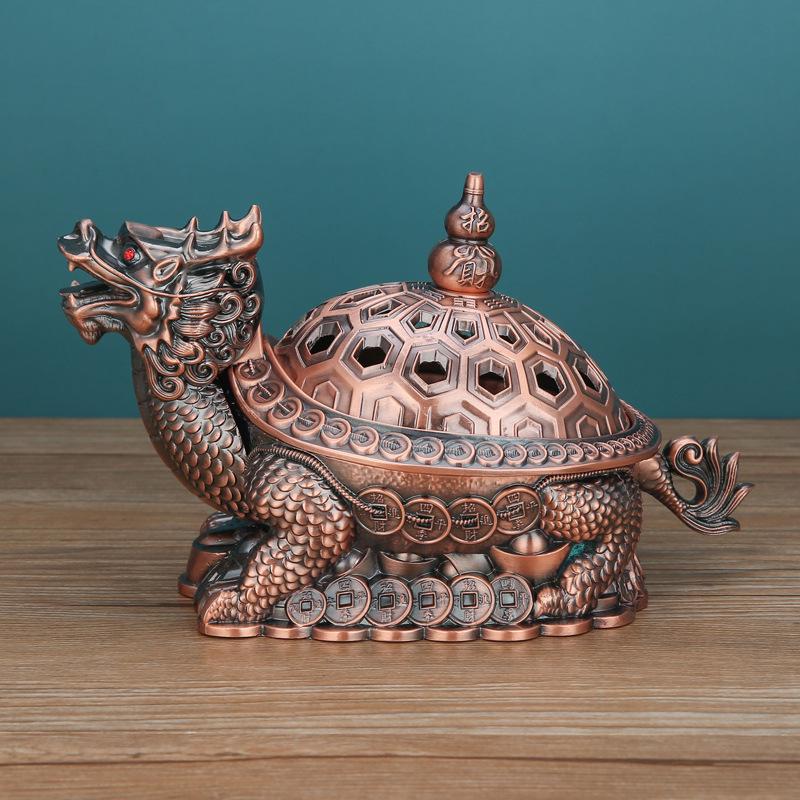 European Style High-Foot Elephant Incense Burner for Dining Room & Living Room