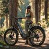 Elektrisches Fahrrad Shengmilo S700 Pro 1000Wx2 Motor 26" Fat Tire Elektrisches Fahrrad für Erwachsene 48V 25AH Doppelscheibenbremse 7 Gänge Maximale Traglast 150kg
