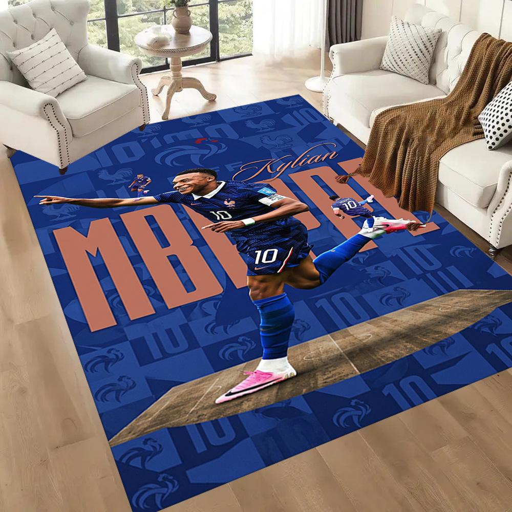 Mbappe 171 Floor Rug Office Rug Perfect for Dormitory Outdoor Dining Room Bedrooms Antislip Carpet Office home decor