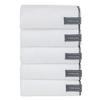 Towel Laboratory Long Face and Easy To Wrap Around Your Perfect for the and Outdoors In 3 [WORK&SPA] #007 Thick, Heavy-Duty Towels, White, 5-Piece