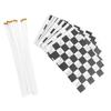 Cheer Race Flag Car Racing Waving Flags Racer Checkered Flags Racing Polyester Flags Check Flag