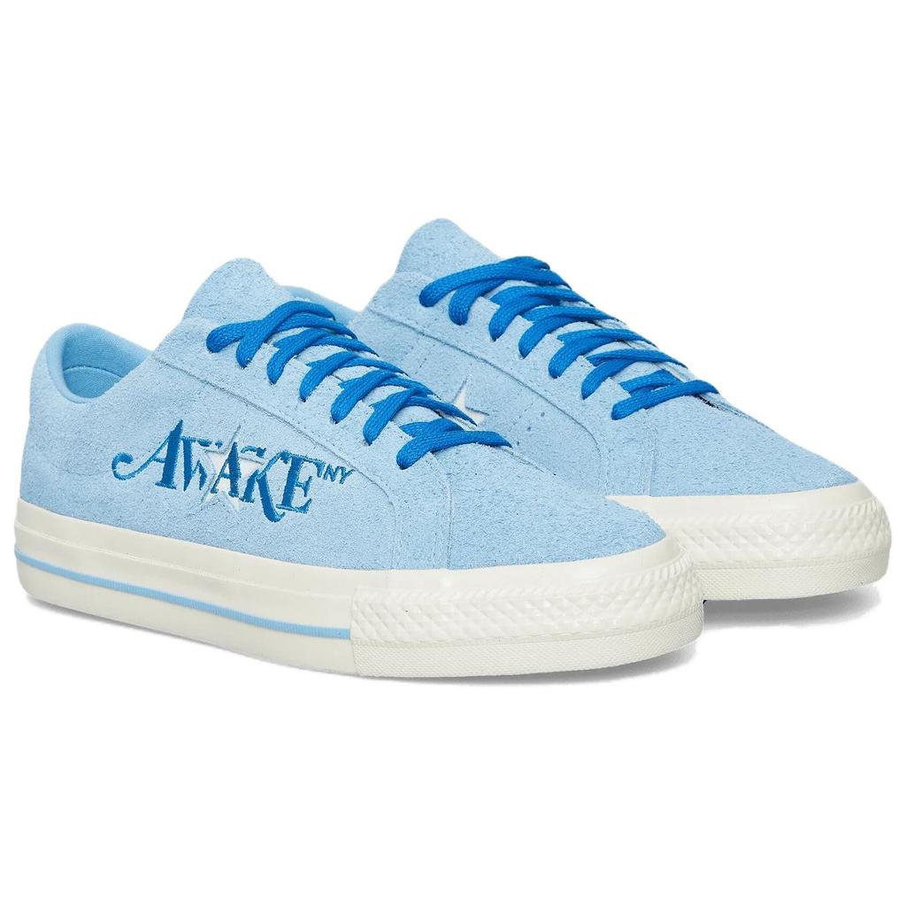 Awake NY x Converse One Star Pro Low Blue Unisex Sneakers White Egret A07642C