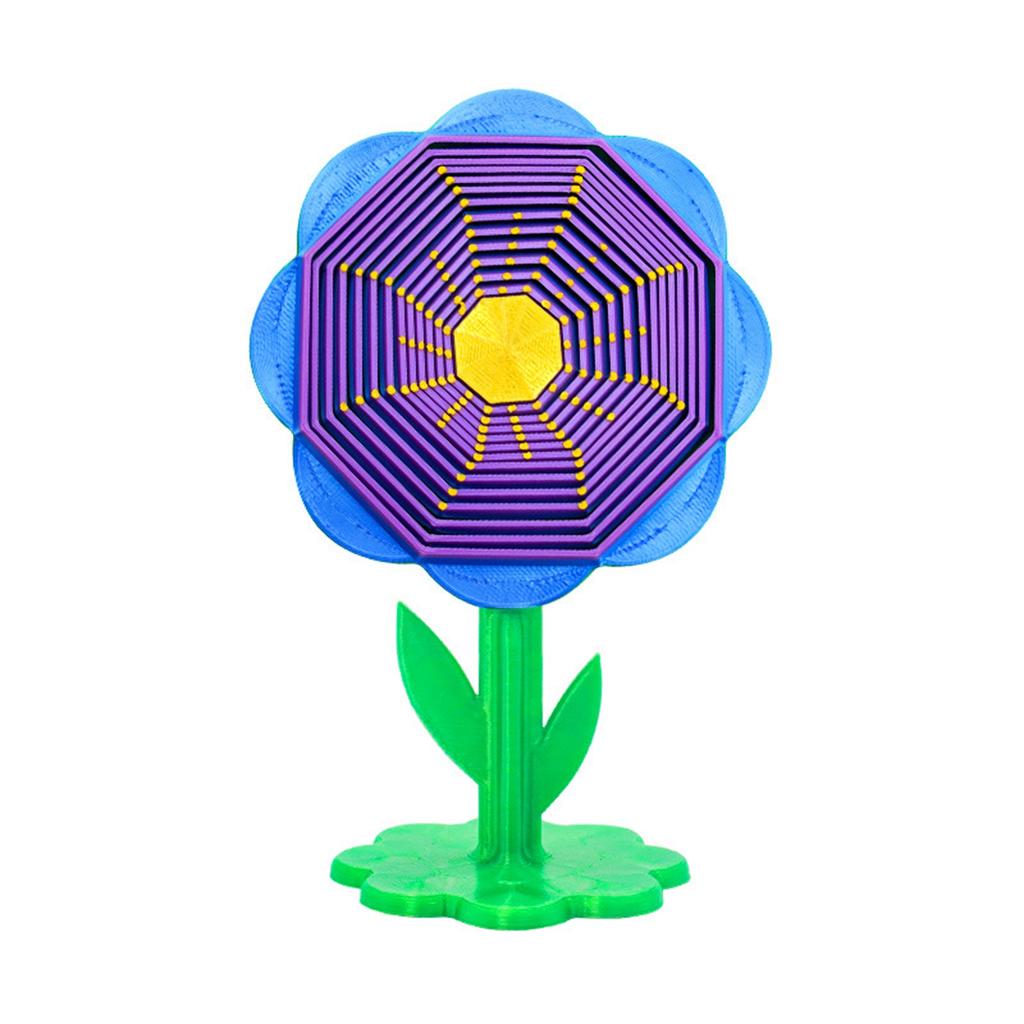 Colorful Fun Flower Decompression Toy Can Be Rotated And Small Fun Flower Decorations