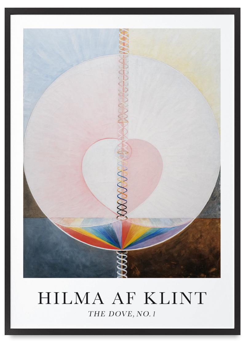 

Plakat hilma af klint kolorowa abstrakcja 21x30 cm