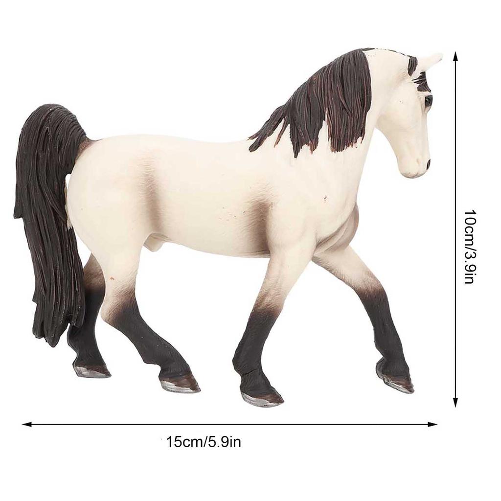 Simulation Solid Horse Figurine Plastic Animal Model Kid Children Educational Toys (#1)