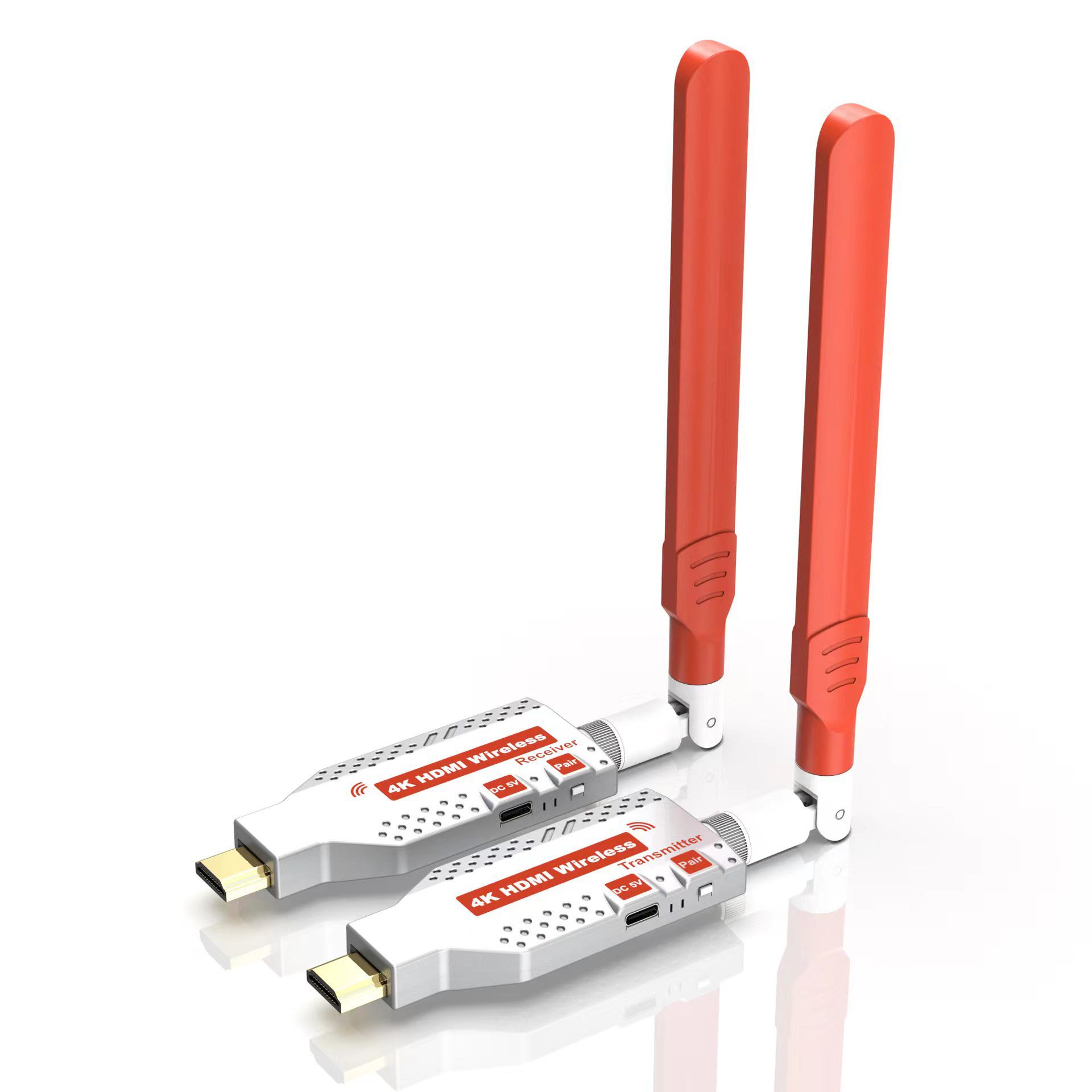 

Бездротовий HDMI-передавач 4K: Радіус дії 50 м, Спільний доступ до екрана 1-до-1 для ПК/Ноутбука