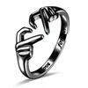 Ring Woman, Heart Love Lettering Ring, Fashion Daily Sweet Accessories