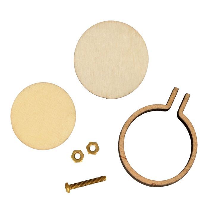 10 pendentifs ronds à broder 2,4 cm