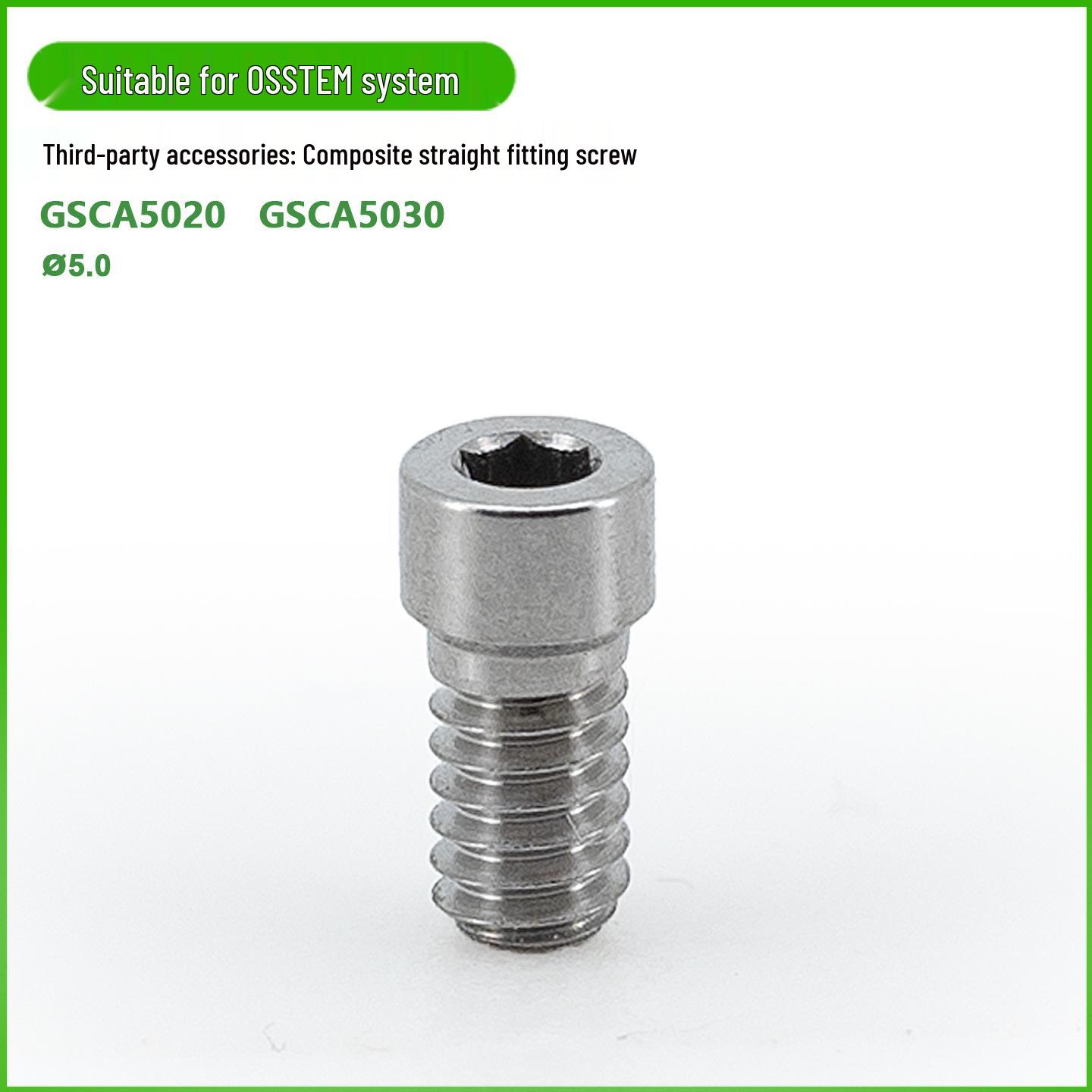 Osstem AICOMP Compatible Straight Angle Abutment for Immediate Restoration Dental Implant Replacement Base