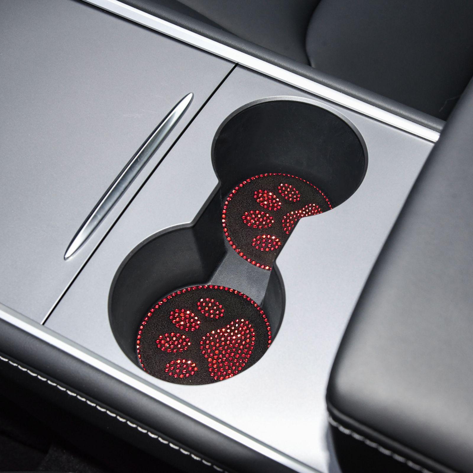 

2 шт. Подставки с отпечатками лап щенка, милые подставки для напитков в машину, круглые подставки со стразами, теплоизоляция, защита от жара, автомобильный коврик, декоративный декор для автомобиля