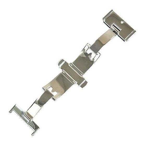 Used UNGHANS Junghans Genuine Folding Buckle Installation Width 18mm for Straps and Watches [Parallel Import] Ri