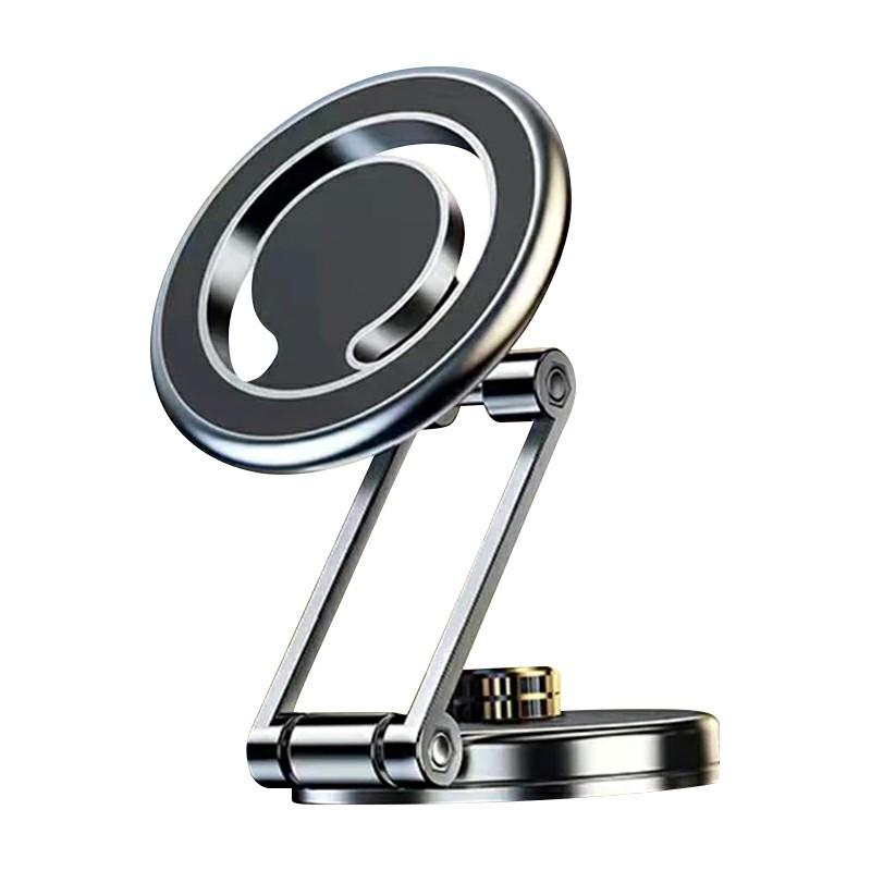 

D27 Настільна магнітна підставка для телефону Складна автомобільна підставка для телефону для Tesla Плаваючий екран Silver