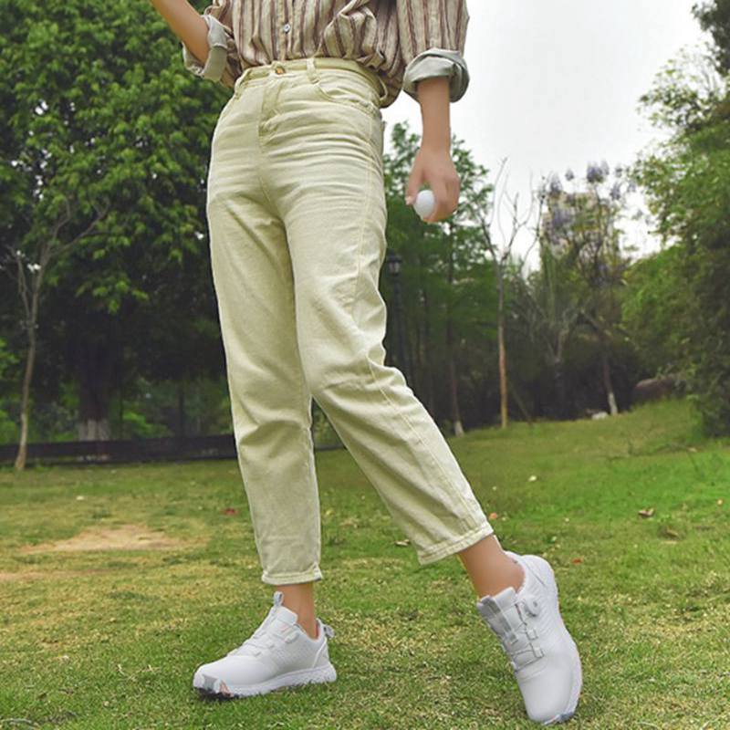 Men Women Professional Golf Shoes Ladies Tour Golf Shoes Classic Outdoor Waterproof Leather Sneakers