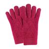 Adult Winter Knitted Gloves Women's Double-layer Velvet Warm and Cold-proof Five-finger Gloves Cycling Non-slip Gloves Men