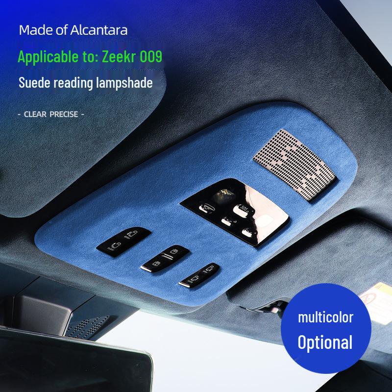 Zeekr 009 Alcantara Suede Interior Light Cover - Protective Reading Light Decoration