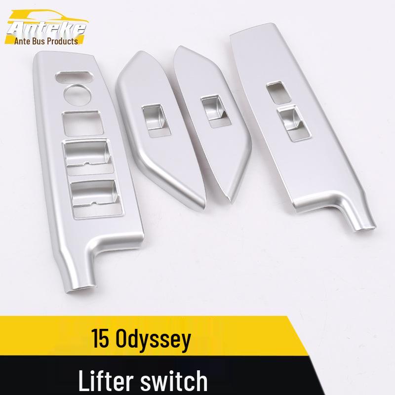 Odyssey 2015 Lifter Switch Decoration Frame & Window Glass Armrest Button Sticker