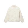 Stussy Holiday Collection FW23 Shop Jacket Distressed Canvas Warm Work Jacket Unisex jackets White 115726