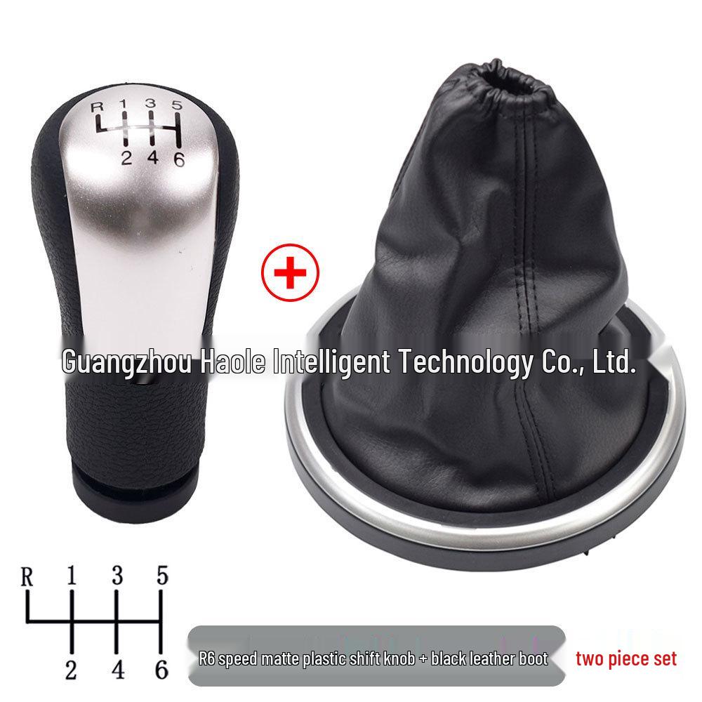 Leather Gear Shift Knob Dust Cover for Ford Fiesta 2002+