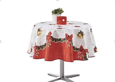 Festive Tablecloths - LINEN PROMO - Polyester - 160 Cm - Red