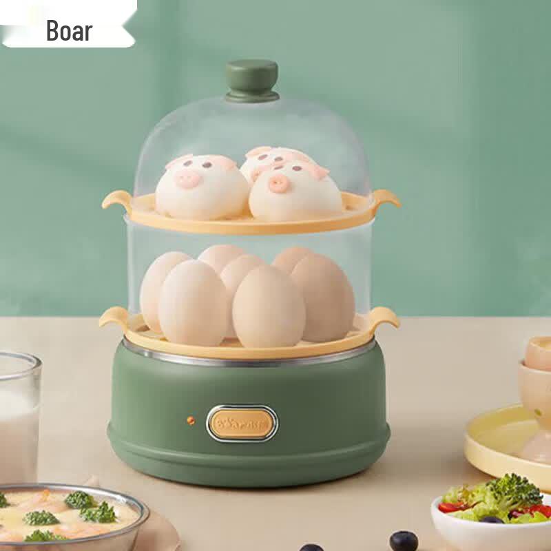 Bear Smart Double-Layer Egg Cooker CN plug (adapter included)