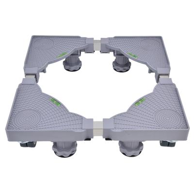 Waschmaschinenständer Multifunktional Beweglich Verstellbare Basis Mobiler Roller mit Feststellrädern
