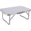 Folding Table - MARBUENO - 60 X 60 X 45 Cm - Grey - Metal - Outdoor