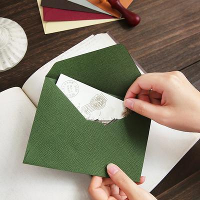 1 stücke Papierumschlag Geschenkumschlag Schreiben Verpackung Vintage Einfache Leinenstruktur Umschlag Valentinstag Umschlag Geschenk