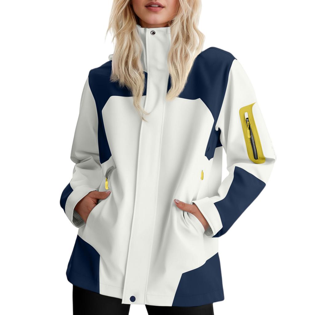 Ladies' Loose Comfortable Fashionable Outdoor Windproof And Waterproof Jacket Jacket
