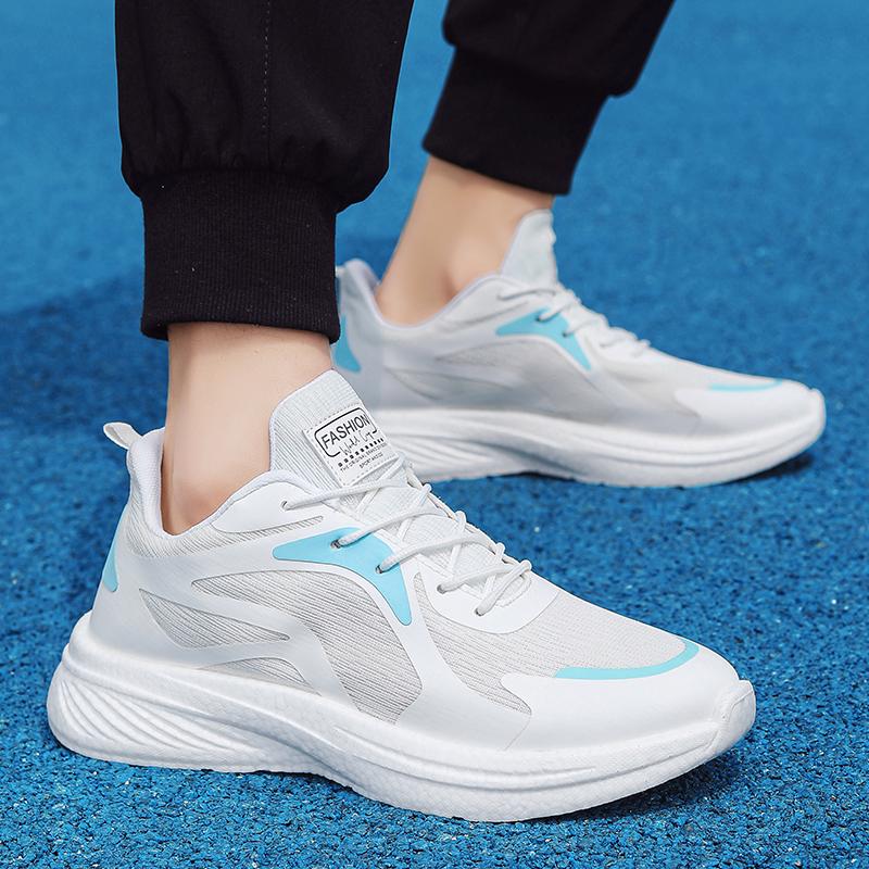 Summer High-quality Sports Shoes Men's New Thick Soled Sports Comfortable Running Wear-resistant Breathable Casual Mesh Shoes