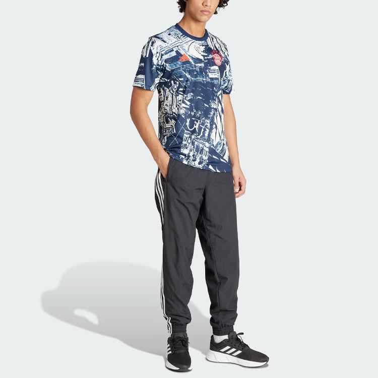 New Adidas Fc Bayern Pre Match Jersey Soccer Jerseys Men's Dark Indigo IQ0614