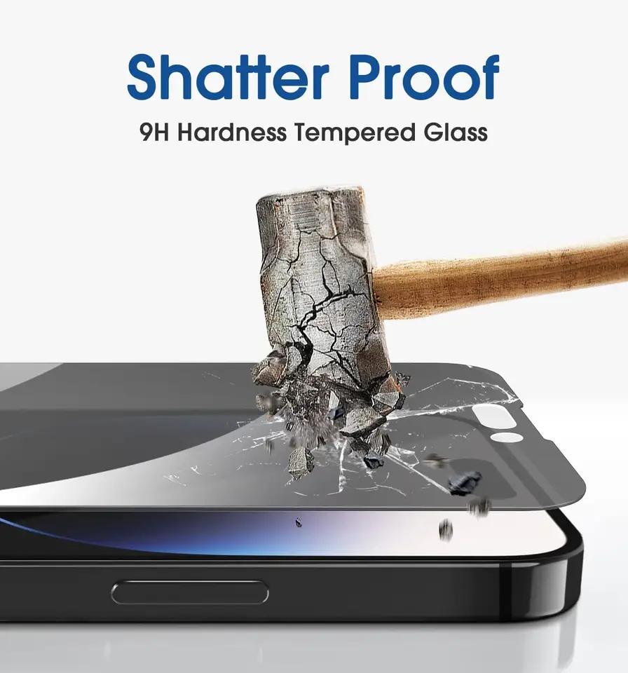 Premium 2.5D Curved Privacy Tempered Glass Screen Protector for iPhone 16 Pro Max 15 14 13 9H Anti-Peeping Glass iPhone 16 Ultra