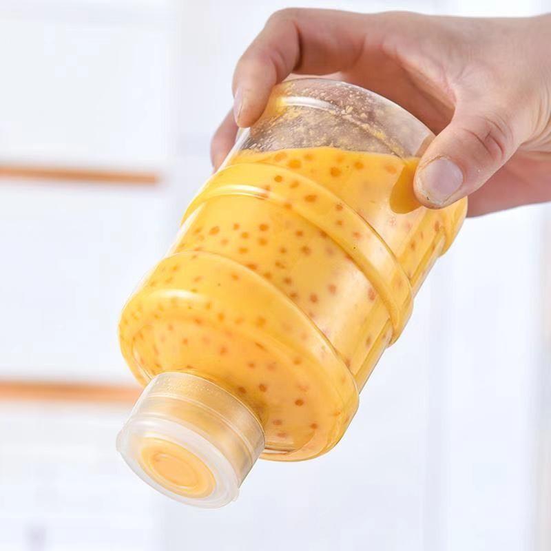 1PC 500/700ML Food Grade Plastic Thicken Bucket Small Clip Stationery Storage Bucket Milk Tea Pickle Takeaway Bucket Cup