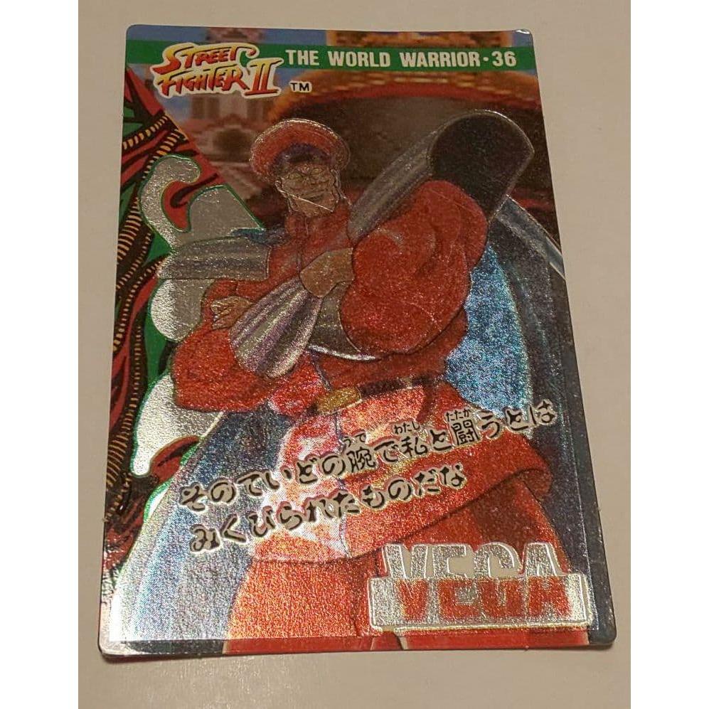 Used street fighter 2 vega card