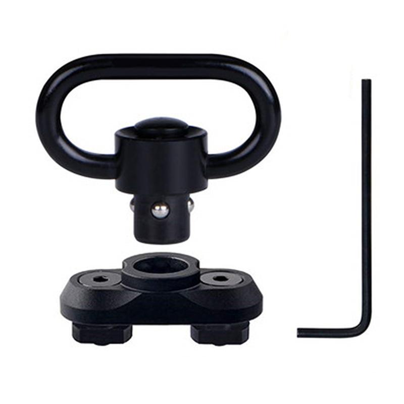 Adaptateur de goujon de fixation pour anneau de sangle M-LOK Adaptateur de fixation d'anneau de sangle QD à libération rapide Accessoires de chasse Nouveau2