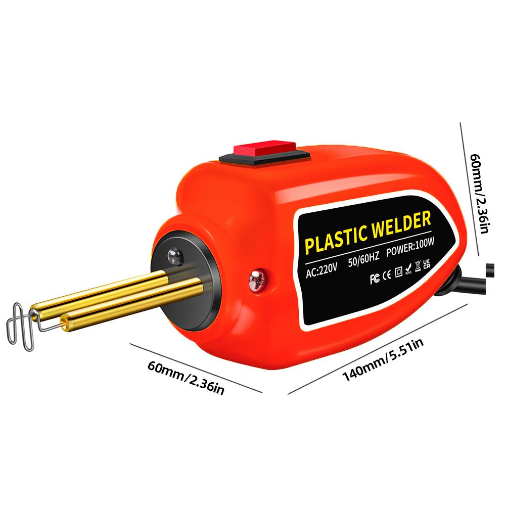 With 400pcs Staples Hot Stapler Heat Gun Car Bumper Repair Welding Gun 100W Plastic Welding Machine Plastic Welder