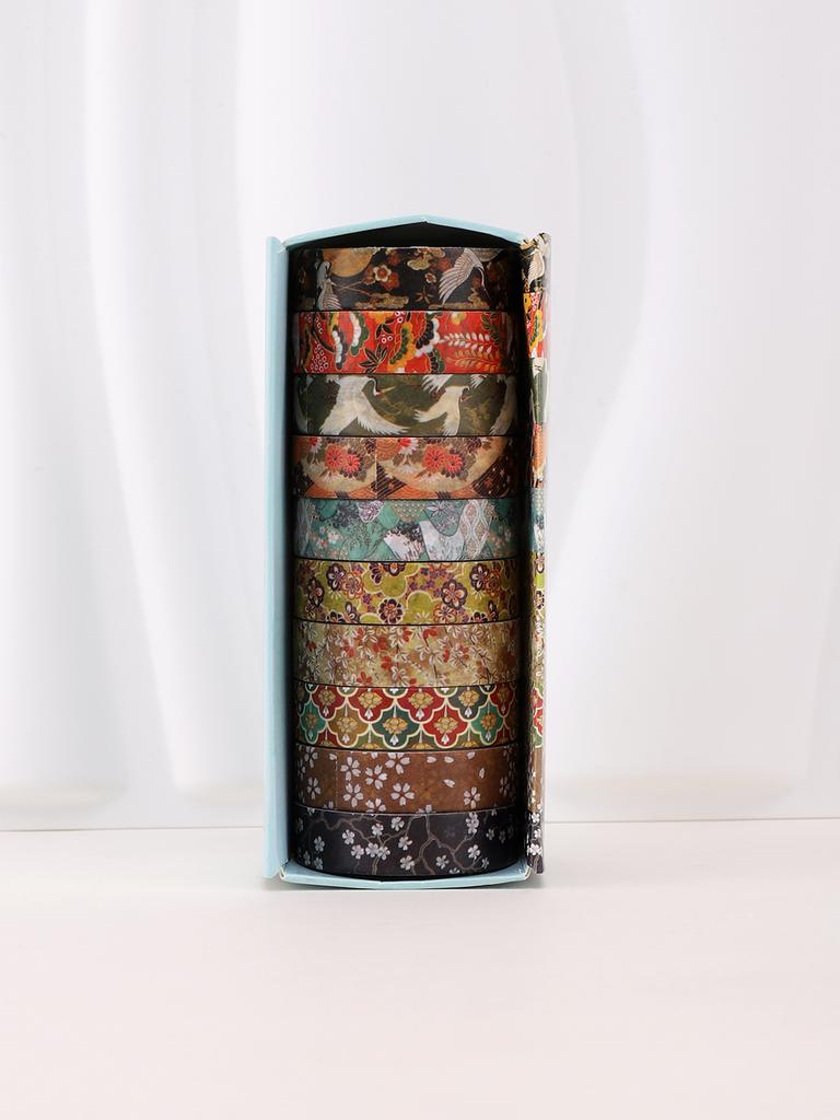 10rolls/box Vintage floral washi tape Exquisite scrapbooking supplies graduation gift for friends Stationery washi tape set