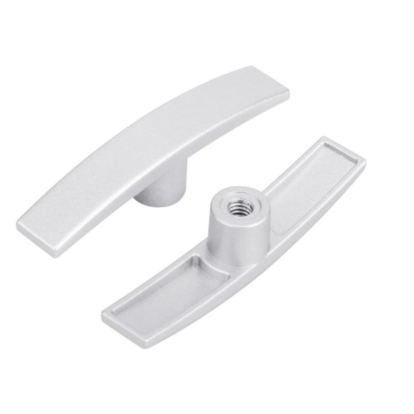 

2 шт. ручки клапана сброса отходов для автофургона T10036MN замена для Т-образных ручек клапана сброса отходов для кемпера Camco Valterra серебряный