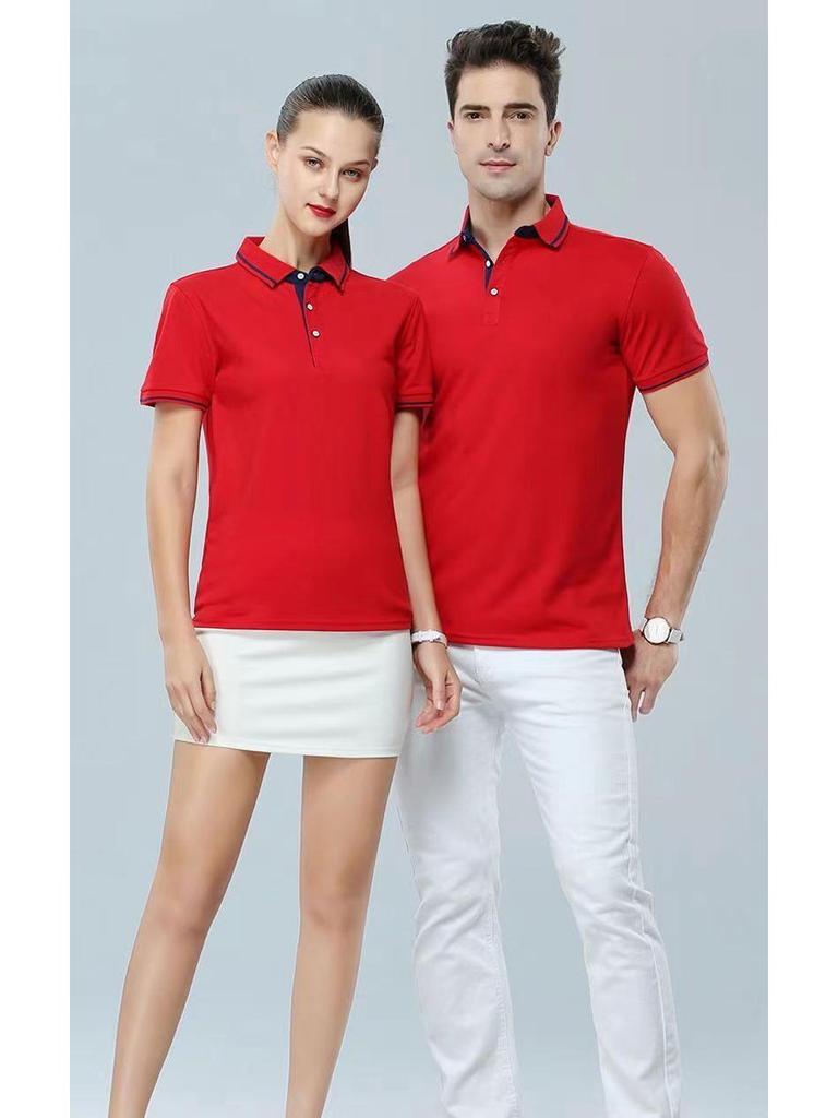 Custom Logo Short-Sleeve Polo Shirt: Summer Workwear Team T-Shirt with Embroidery Options