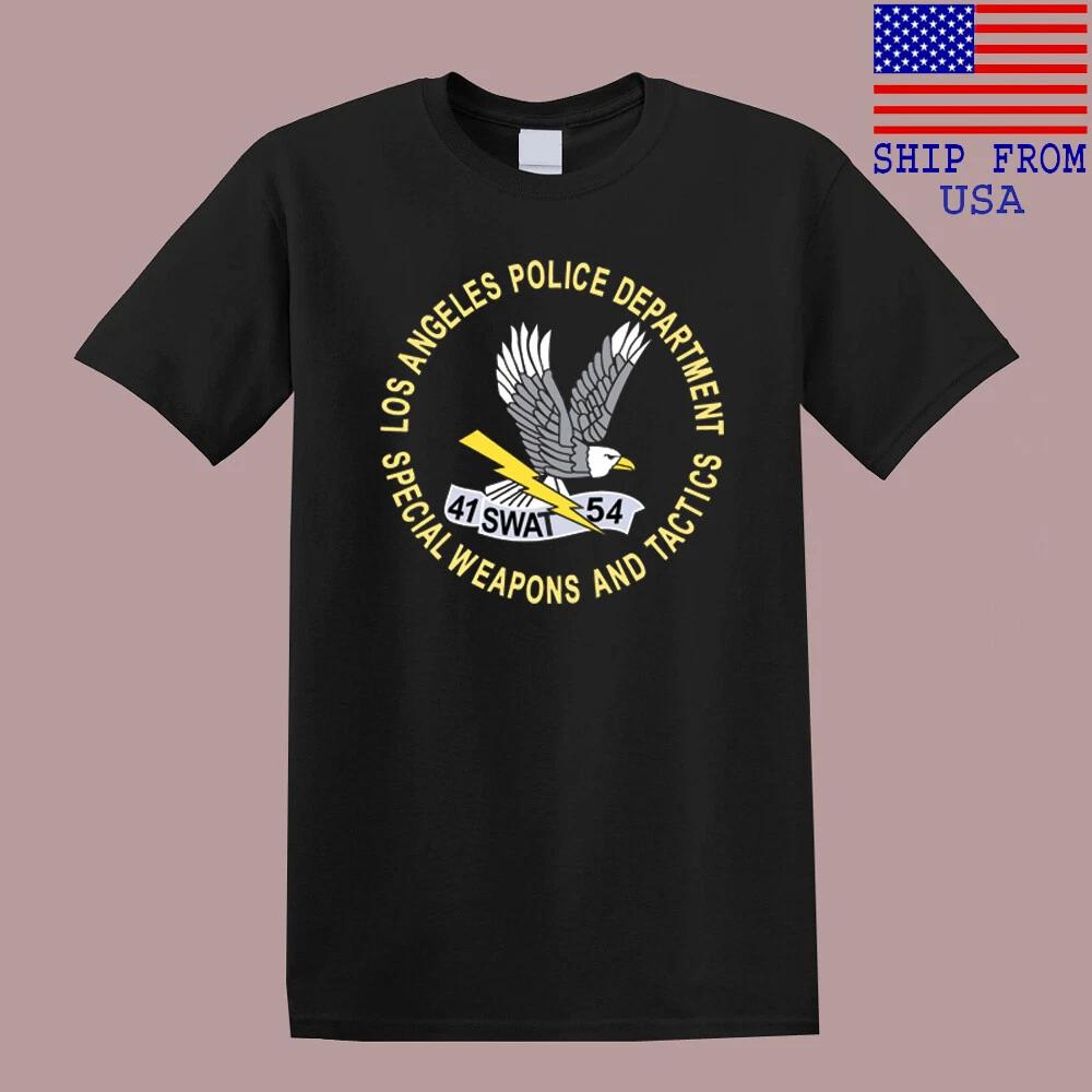 

Los Angeles Police Dept. SWAT California Men s Black T-Shirt Tee Top Unisex 2XL