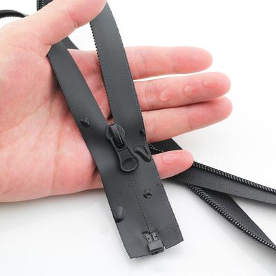1PC cucito fai-da-te Open-End 5# Accessori per indumenti Cerniera impermeabile per giacca da esterno in nylon