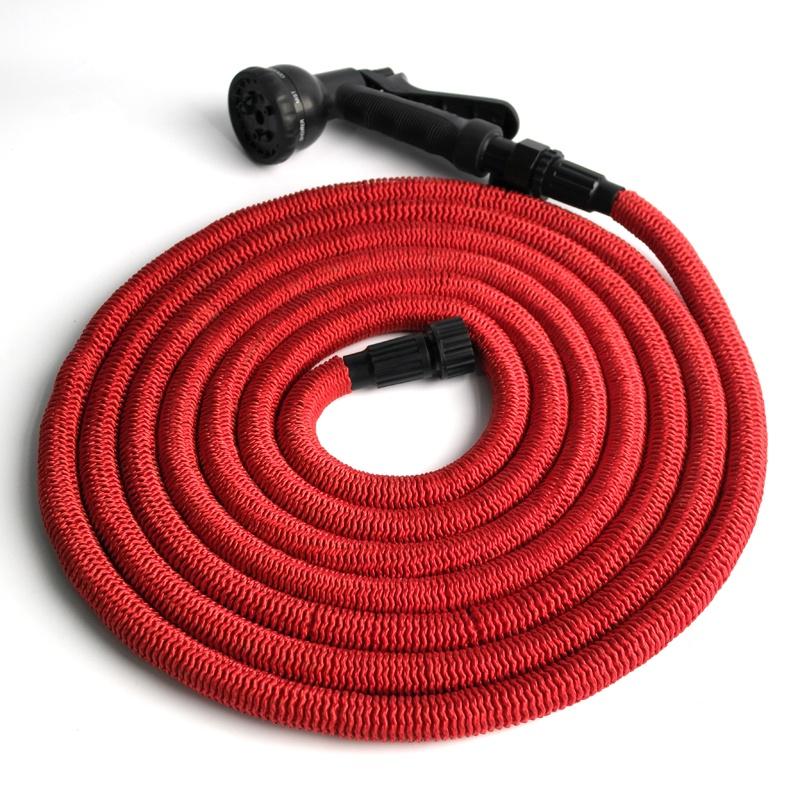 25ft-100ft Expandable Garden Hose Set With High Pressure Water Gun For Gardening And Car Washing