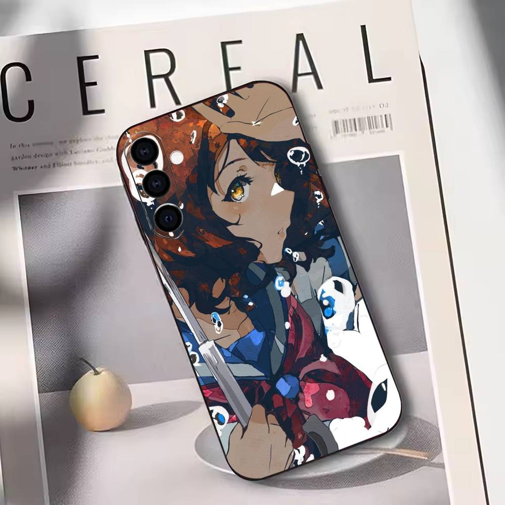 Kumiko Oumae Phone Case For Samsung Galaxy A73,A72,A71,A70,A53,A52,A51,Soft Silicone Black Cover