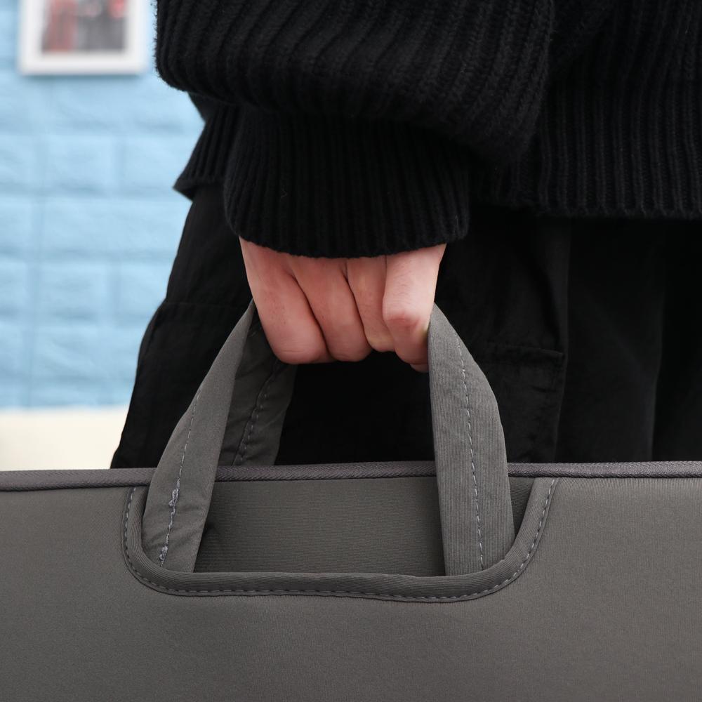 Zipper Large Capacity Computer Sleeve Case Notebook Cover Shockproof Laptop Handbag For Laptop Tablet MacBook Air Pro Retina