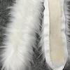 1M Big Fur Collar DIY Hat Brim Plush Strip New Fluffy Trim