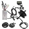 Kit di Conversione Ruota Posteriore per Bicicletta Elettrica Motore Posteriore 48V 500W Display LCD3 Kit Sensore di Assistenza alla Pedalata