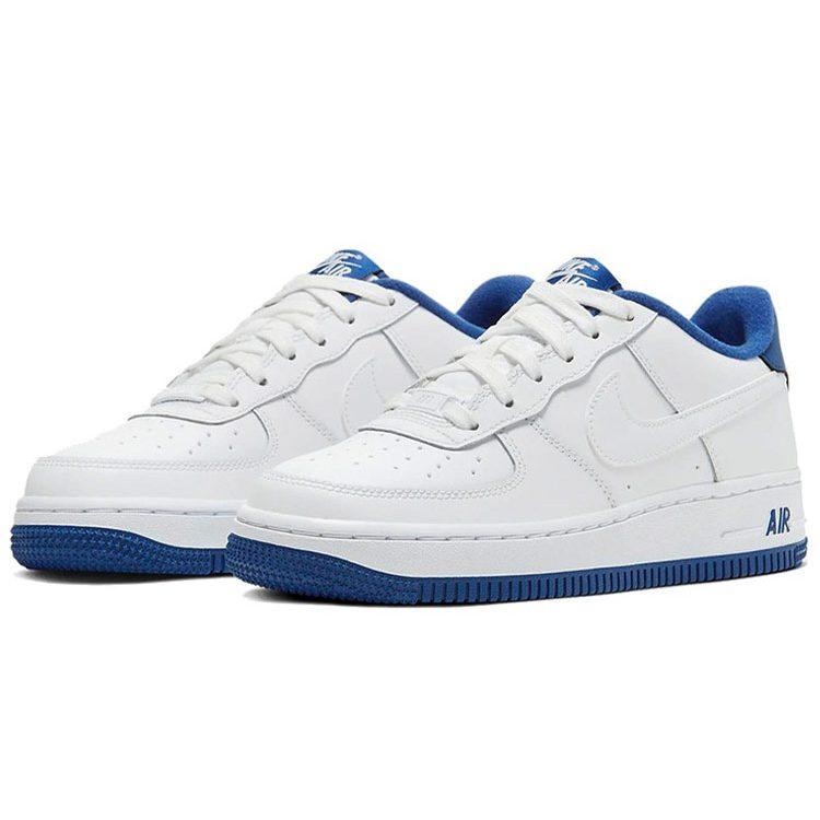 Nike Air Force 1 Low White Deep Royal Blue GS CD6915-102