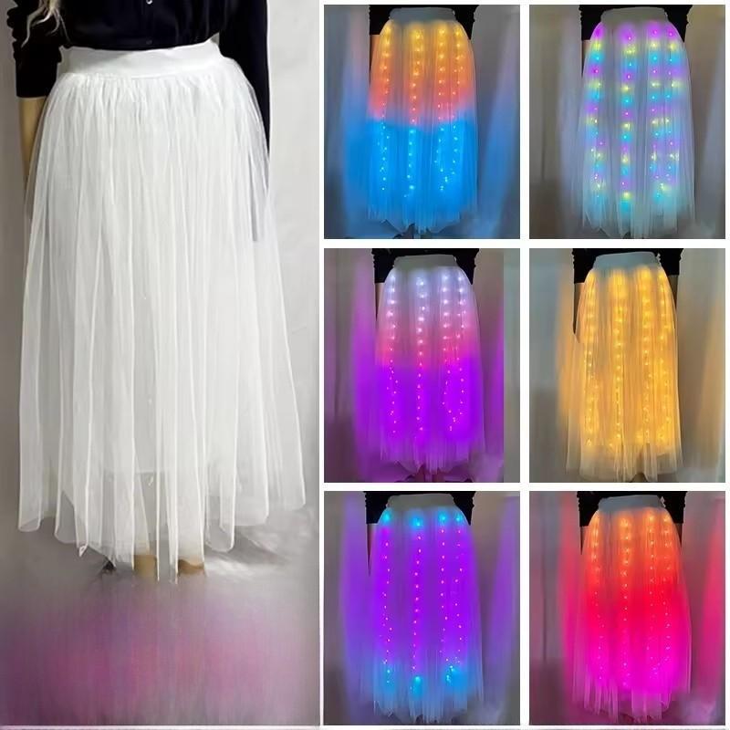 Fantasy Style Lighted Belly Dance Bra With Rechargeable Led For Party Shows